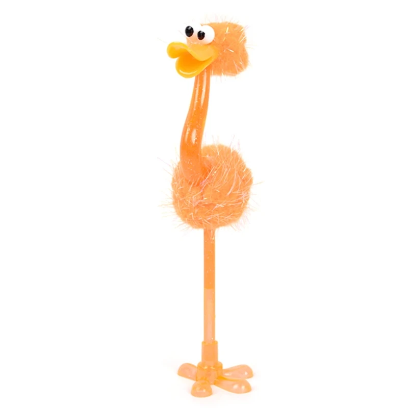 12 PCS Cartoon Ostrich Ballpoint Pen for Creative 3D Ostrich Gift for Stud