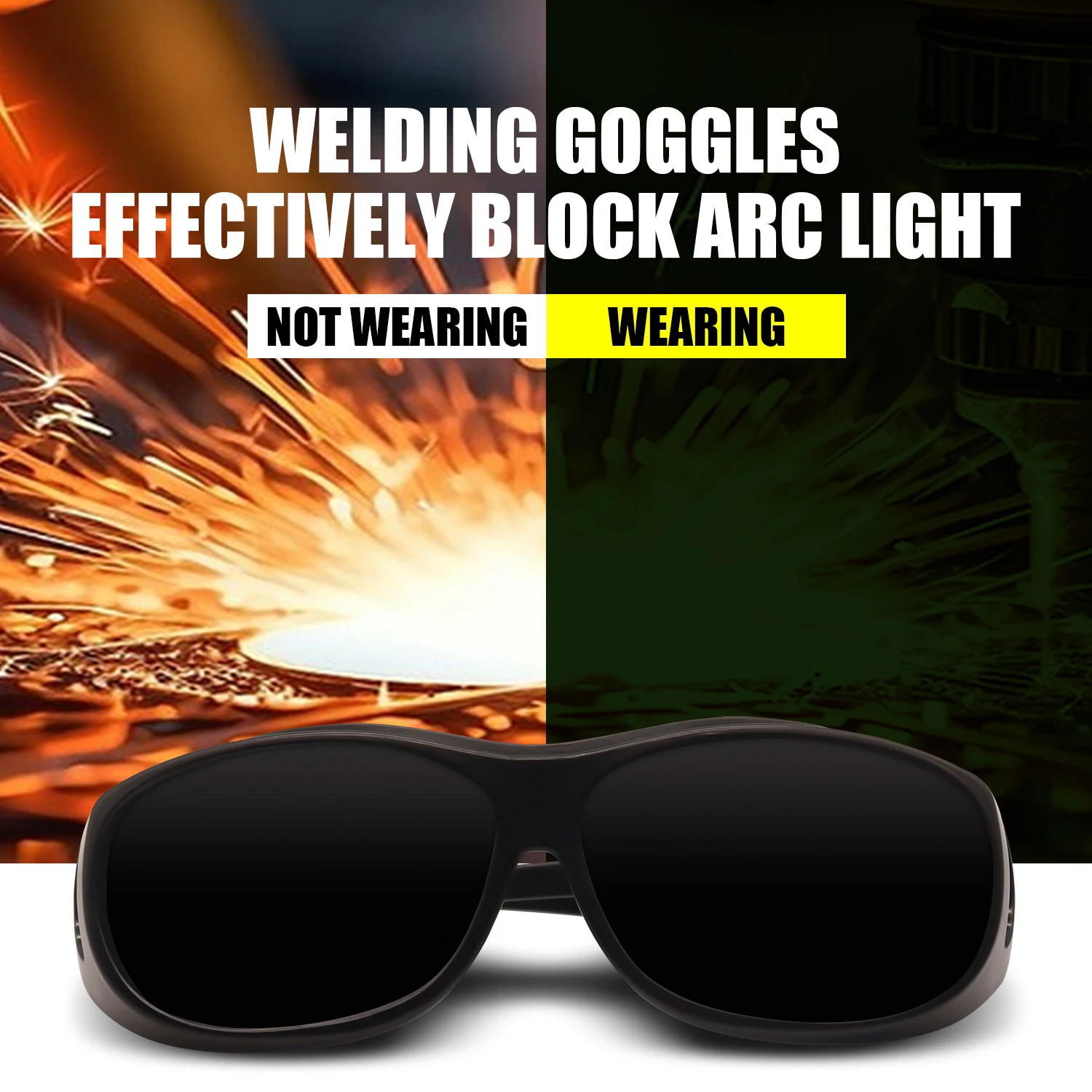 Welding Welder Goggles Gas Argon Arc Weld Laser Protective Glasses Safety Working Protection Equipment Eyes Protector Eyewear