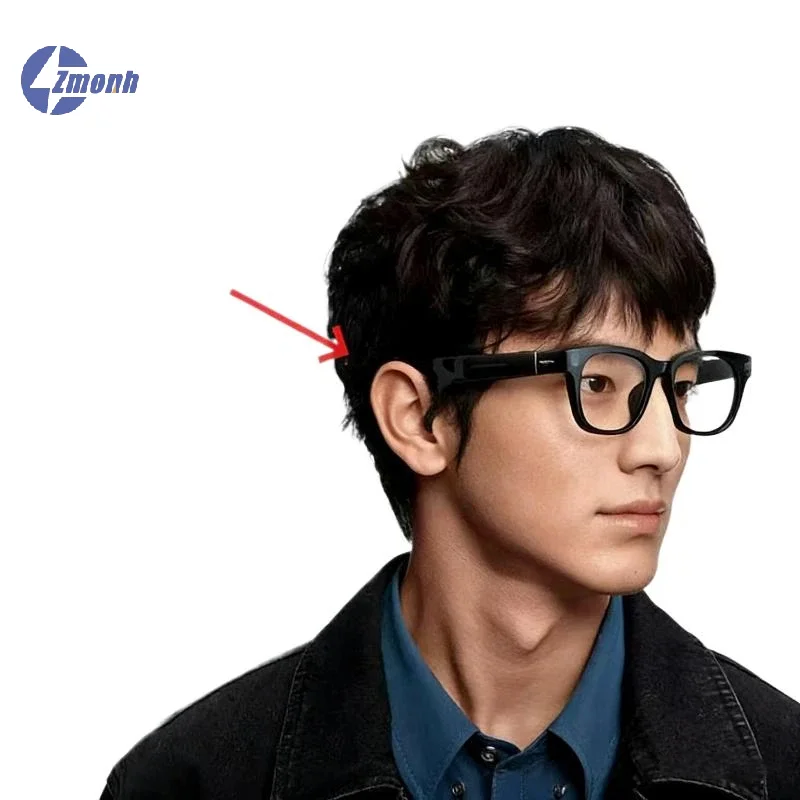 New！1/2/3 Pairs Sound Tube Intelligent Glasses Tube Silicone Anti Slip Audios Guide Tube Leak Proof AI Smart Glasses Tube