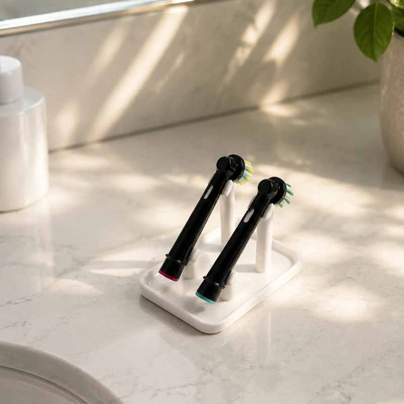 3D Printed Elegant Bathroom Organizer Special Storage Holder Fit Electric Toothbrush Replacement Heads - view 5