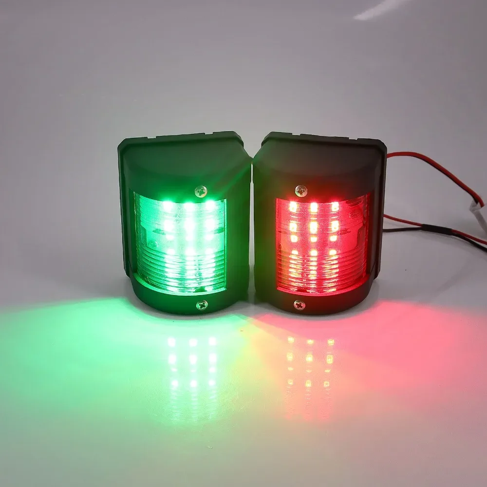 Luz de Navegación LED 12V/24V, IP66 Impermeable, Lámpara de Advertencia, Luces de Navegación Marítima para Barcos, Yates y Accesorios