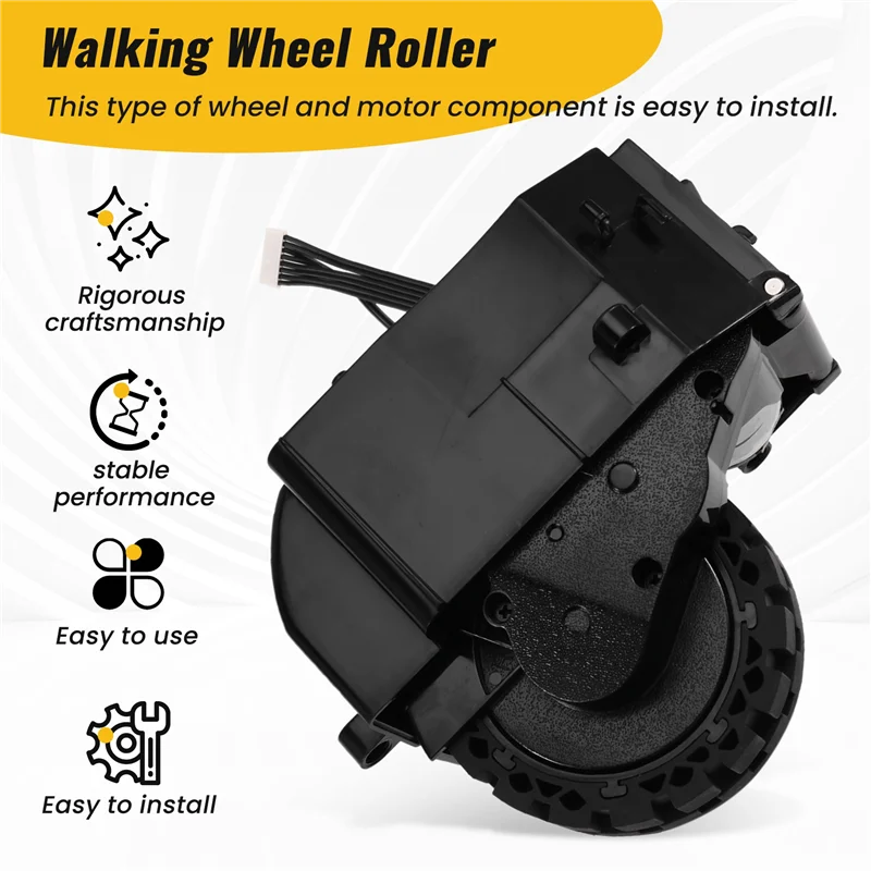 فراغ عجلة المحرك ل Roidmi EVA التنظيف الذاتي تفريغ روبوت فراغ SDJ06RM مكنسة كهربائية محرك عجلات أجزاء حار!