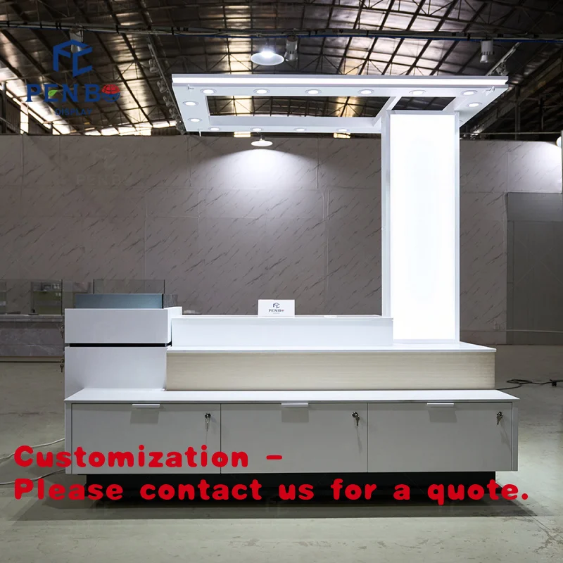 

Customize.Custom Retail LED Lighting Kiosk Sale Shopping Mall Portable Kiosk