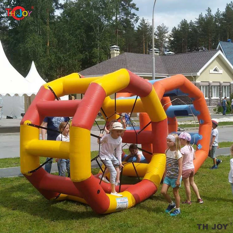 Rodillo de hierba de juguete para niños, juego rodante, bola de rodillo inflable, ruedas de rodillo inflables para niños