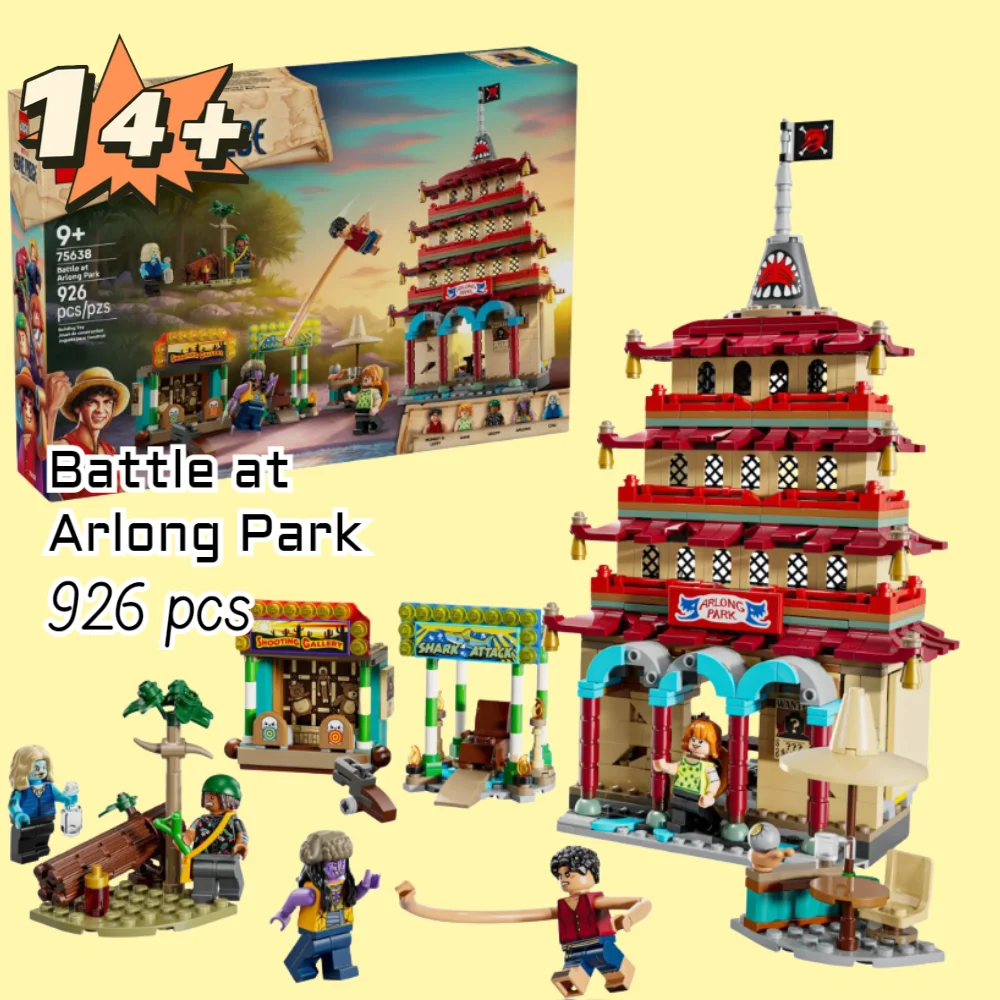 

Бестселлер, 926 шт., интерактивные боевые строительные блоки, игрушка-пагода, модель здания, совместимая с 75638 друзей, любителей, коллекционная