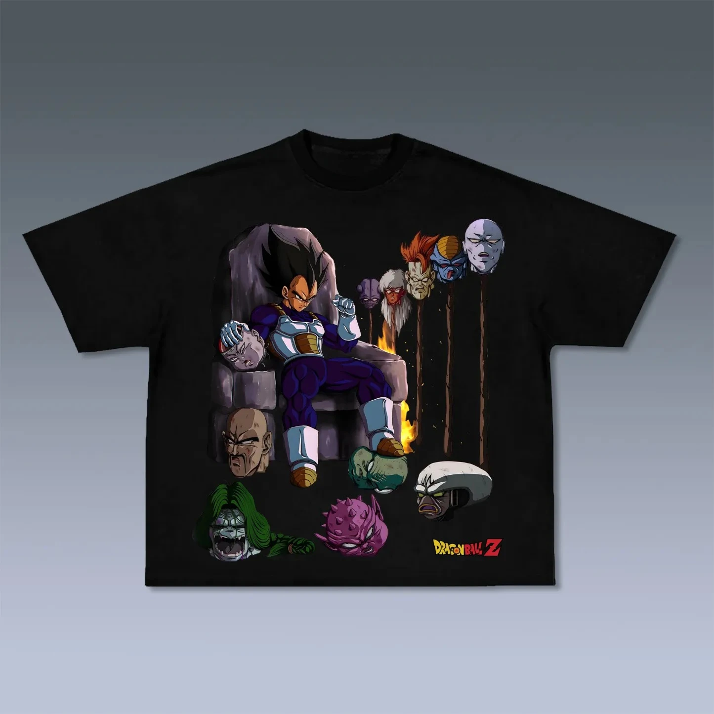 

Летняя футболка Vegeta в стиле аниме Dragon Ball для мужчин и женщин Harajuku, уличная одежда в стиле ретро с короткими рукавами, свободная повседневная одежда большого размера Y2k