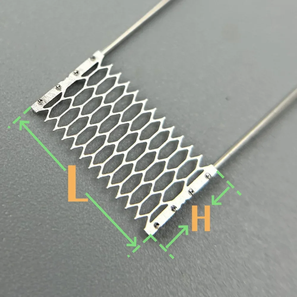2 Wires Universal Rebuild 0.15/.2/.3/.4/.6/.8/1/1.2 ohm Carving Metal Grille Mesh Sheet