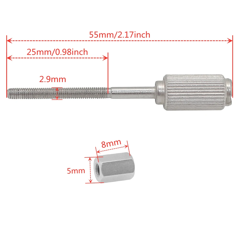 Embroidery Hoop Metal Long Adjusting Screws #XE4590001 Compatible With Many Brother BabyLock Embroidery Hoops Accessories