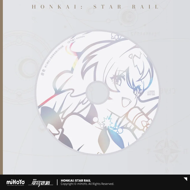 Presale Game Honkai: Star Rail Official Merch Robin INSIDE Physical Album Badge Laser Card