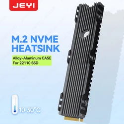 Jeyi 22110 ssd kühlkörper m.2 nvme kühler aluminium legierung ps5 m.2 pcie sata ssd effizienter kühler mit thermischem silikon pad