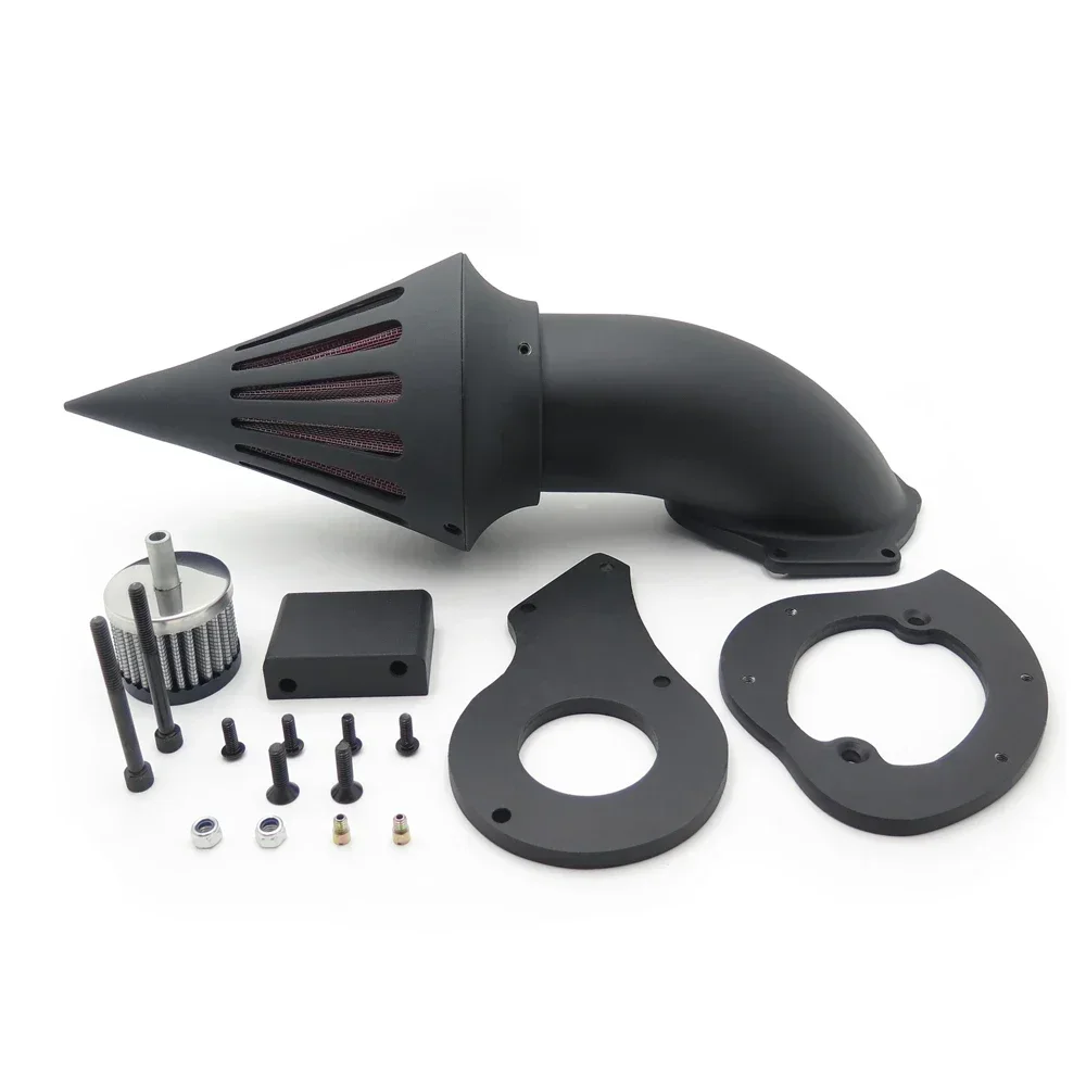 

Spike Air Cleaner Kit Filter Intake For Honda Shadow 600 Vlx600 1999-2013 Matte Aftermarket Motorcycle Parts