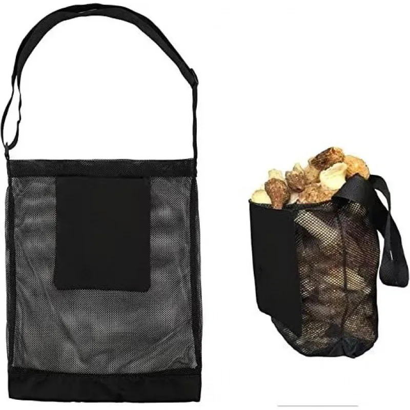 Saco de Rede para Caça de Cogumelos ao Ar Livre, Cesta de Colheita de Cogumelos, Saco de Grande Capacidade para Coleta de Frutas no Jardim