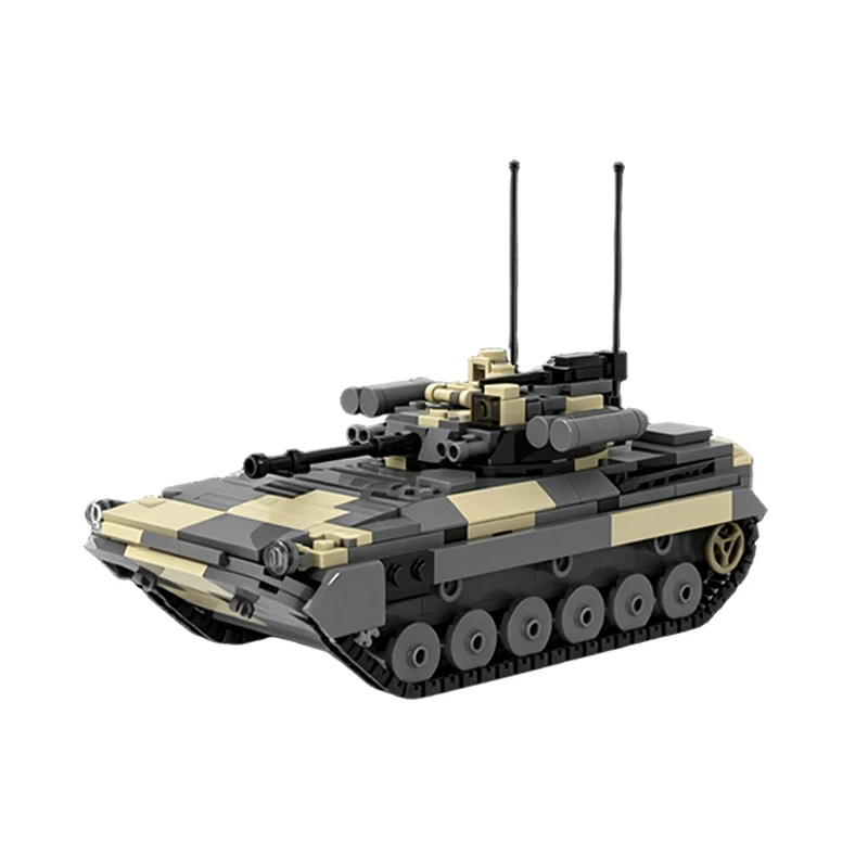 BMP-2M Infantry Fighting Vehicle Model MOC Building Bricks War Equipment Modular Technology Gifts Holiday Assemble Toys Suit