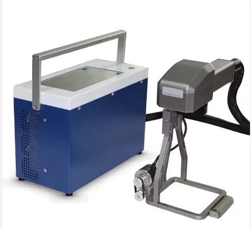 new design 20w 30w portable handheld fiber    marking machine with  for metal engraving