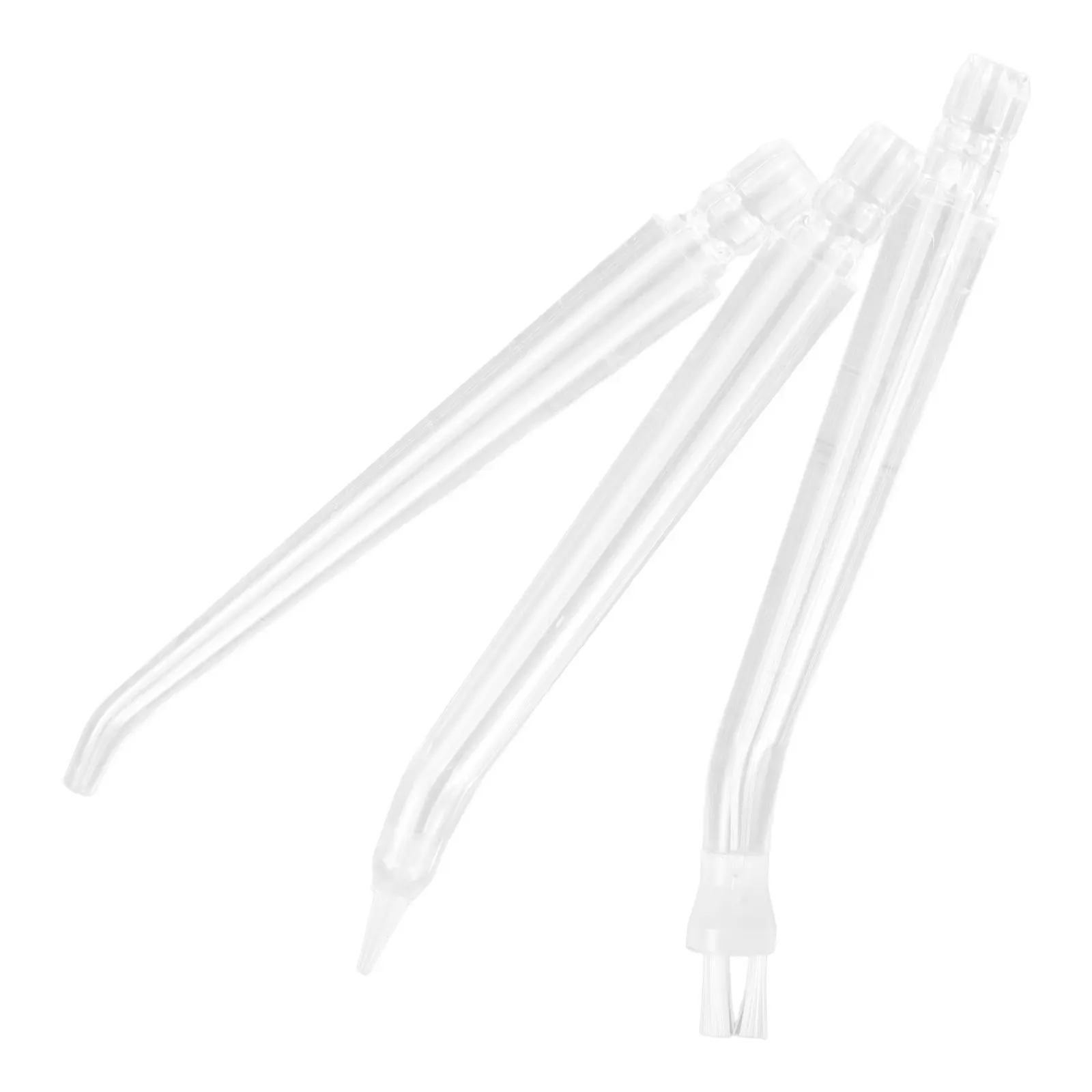 3Pcs Oral Nozzle Dental Irrigator Head Compact Lightweight Oral Replacement Nozzle Change for Effective Mouthwash
