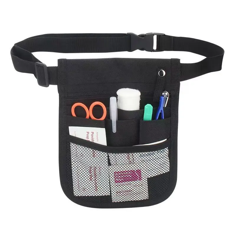 Multi functional Nurse Toolkit Medical Hanging Storage Bag Waterproof Durable Portable Waist Bags