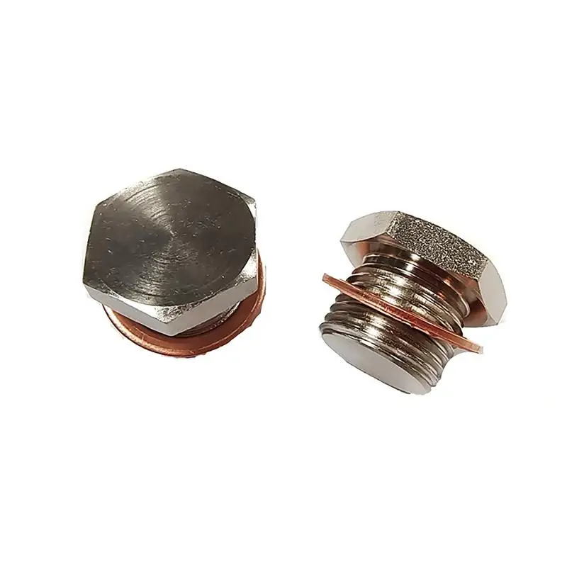 OD Exhaust Pipe Fitting Flathead Screws Lambda Converter O2 Oxygen Sensor Plug Universal Thread M18*1.5