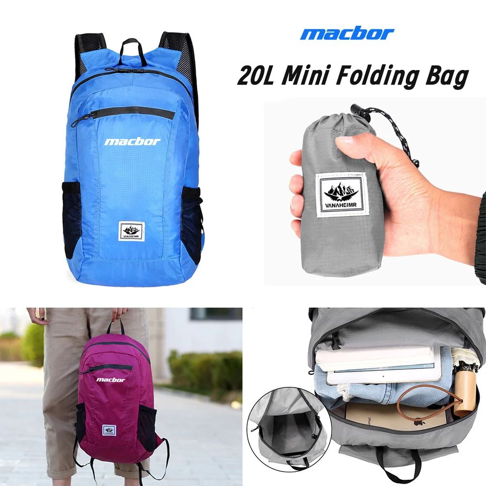 For Macbor Montana XR1 XR5 500 Rockster 400 25 20L Motorcycle waterproof holdall Small Foldable Backpack Storage bag Accessories