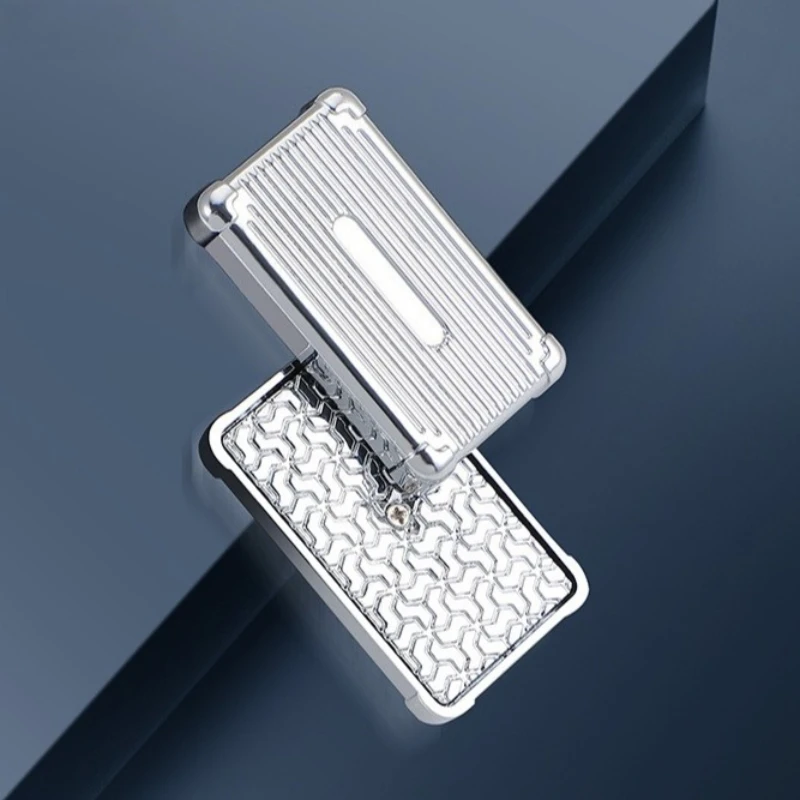 Zeepkist Fidget Magnetische Push Card Legering Mechanische Slider EDC Duwen Plaat Zintuiglijke Stress Relief Speelgoed Anti Angst