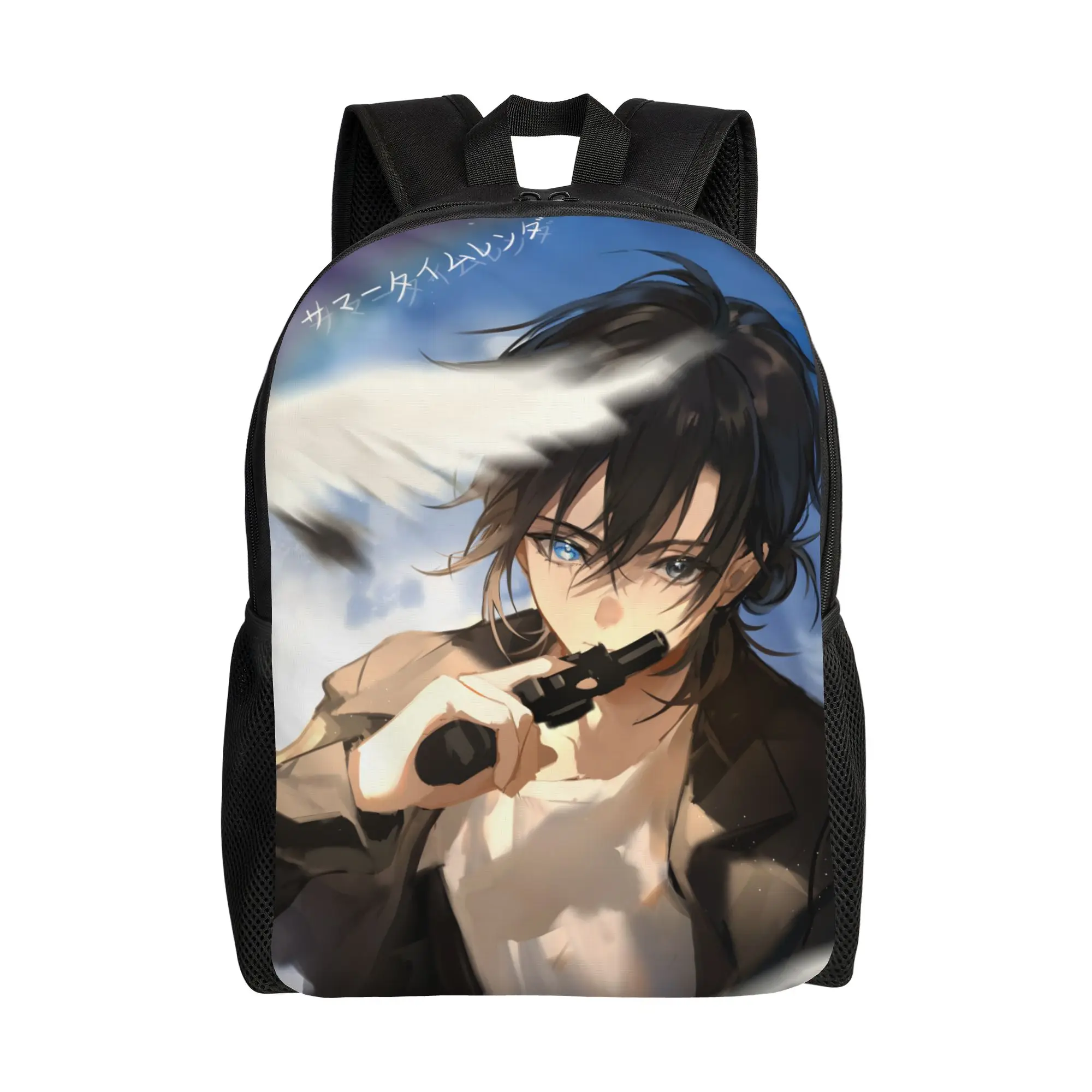 1Piece Summer Time Rendering Bookbag Blue Sky Shinpei Backpack New Semester Begins