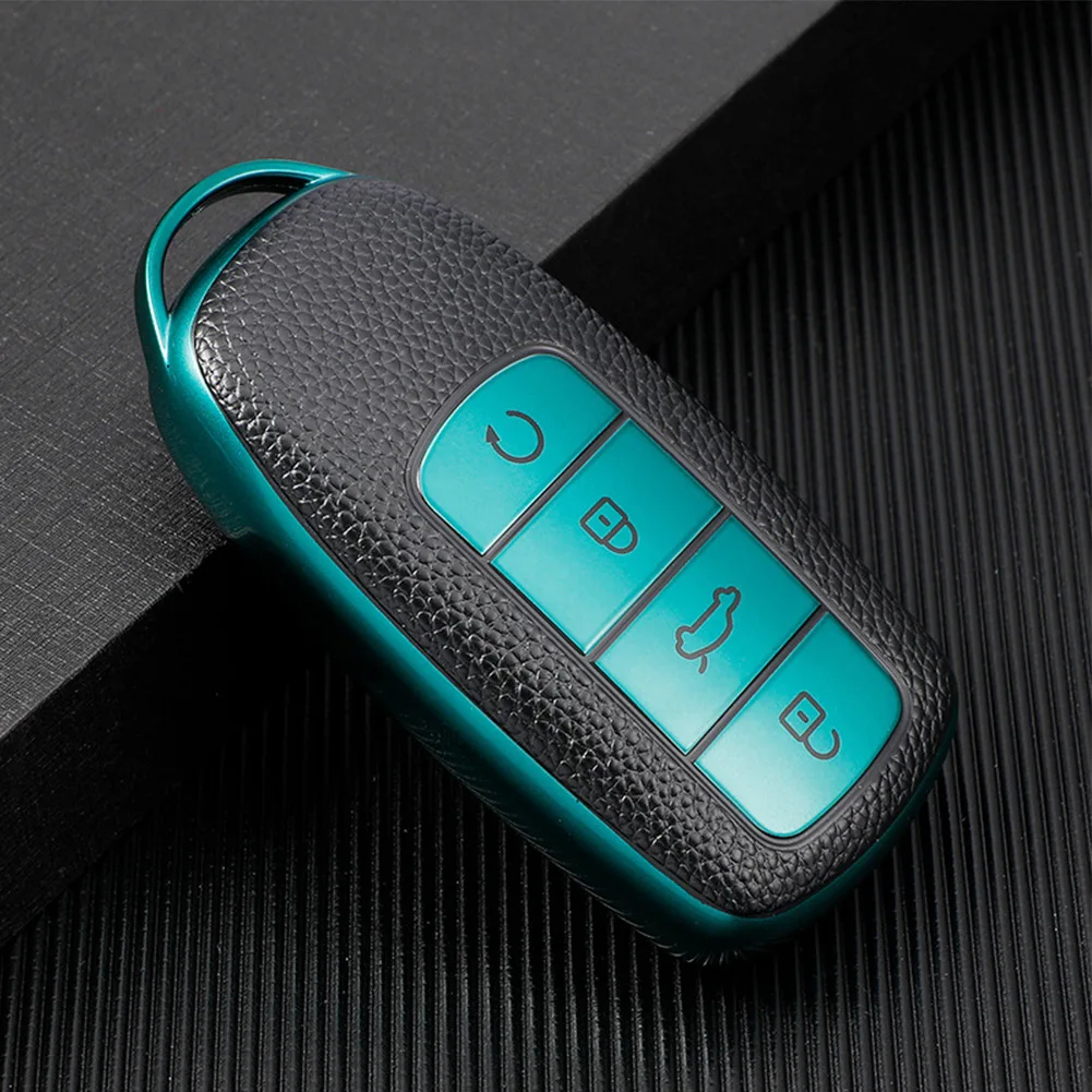 1Pcs 4-type Car Key Case Cover Shell Protect Soft TPU Shell Holder Protector For Chery-8 Pro 8Plus Excellent Touch Parts