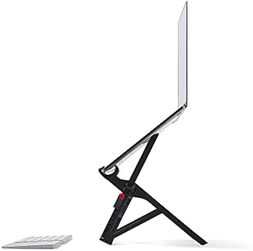 

Portable Adjustable Laptop Stand for 12-18" Screens, Eye-Level Height, Lightweight Travel Design