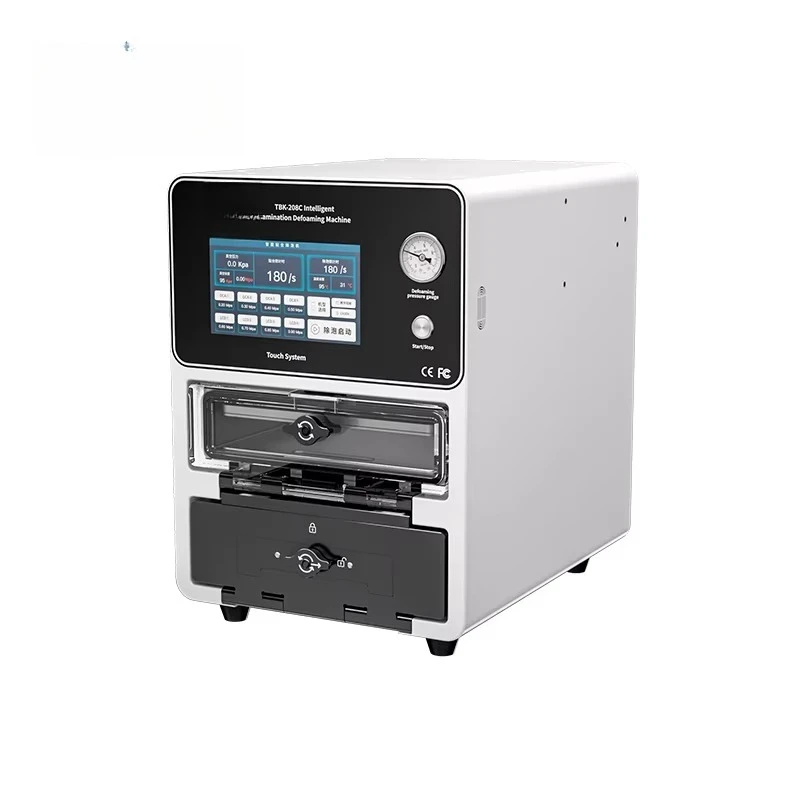 

TBK 208C Mini OCA Laminator Mobile Phone Precise Laminating & Defoaming Industrial Equipment With Motor Screen Repair Machine