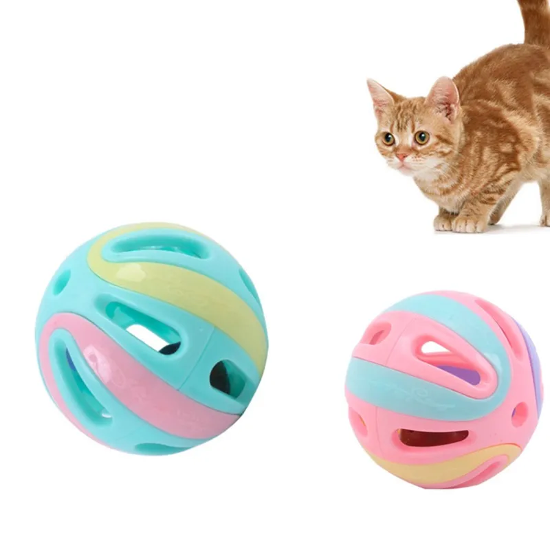 

Large 8CM cat toy bell ball self-hi to relieve boredom and sound, bell to tease cat gnawing ball, rattle toy ball
