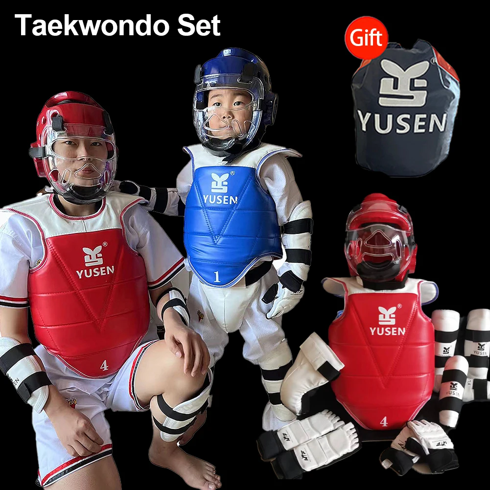 Taekwondo Protective Gear Thickened Combat Training Gear Boxing Match Karate Uniforms Judo Karate Gloves