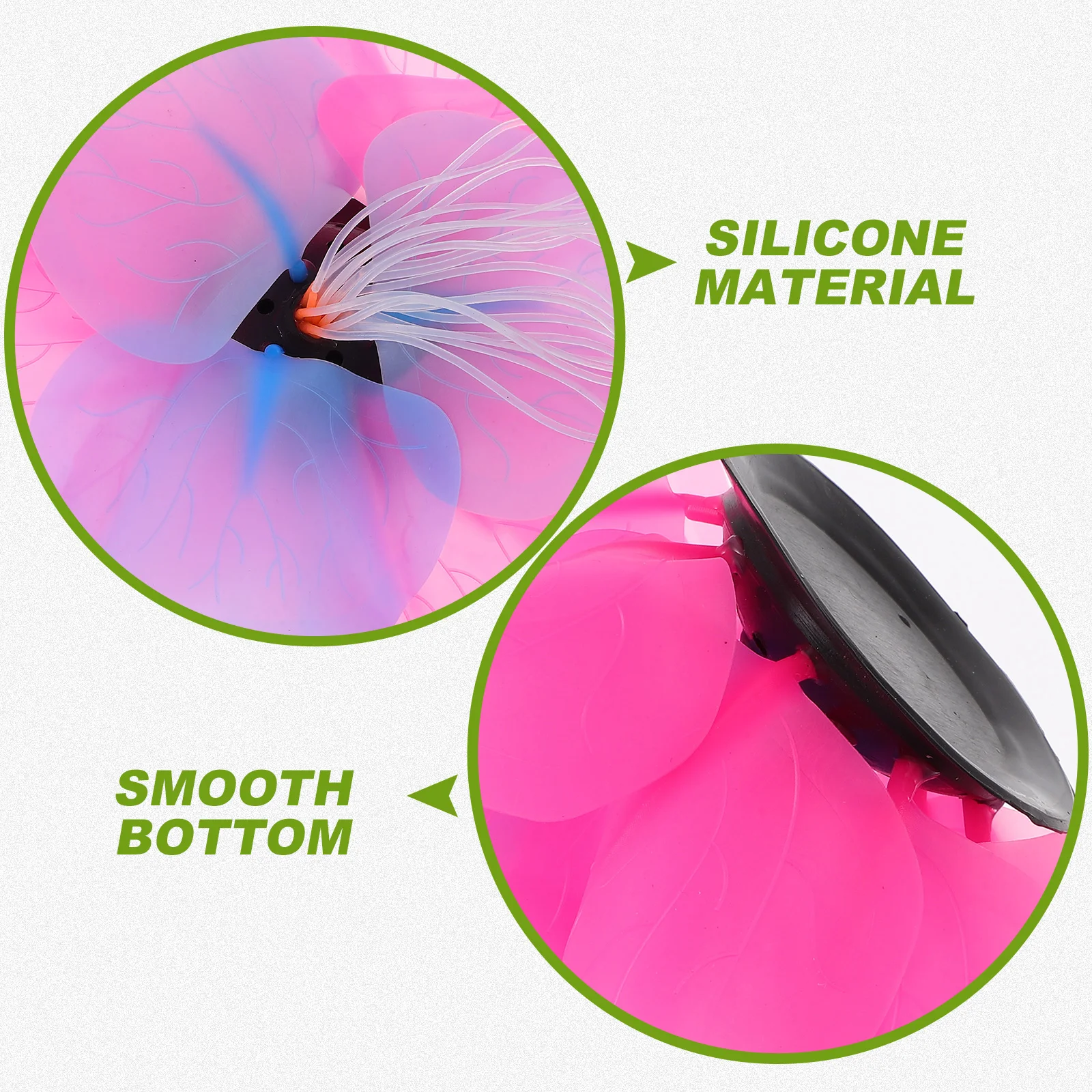 

Silicone Fluorescent Flower Ornament Aquarium Artificial Water Lily Colorful Lotus Fish Tank Landscaping Decorative Accessories
