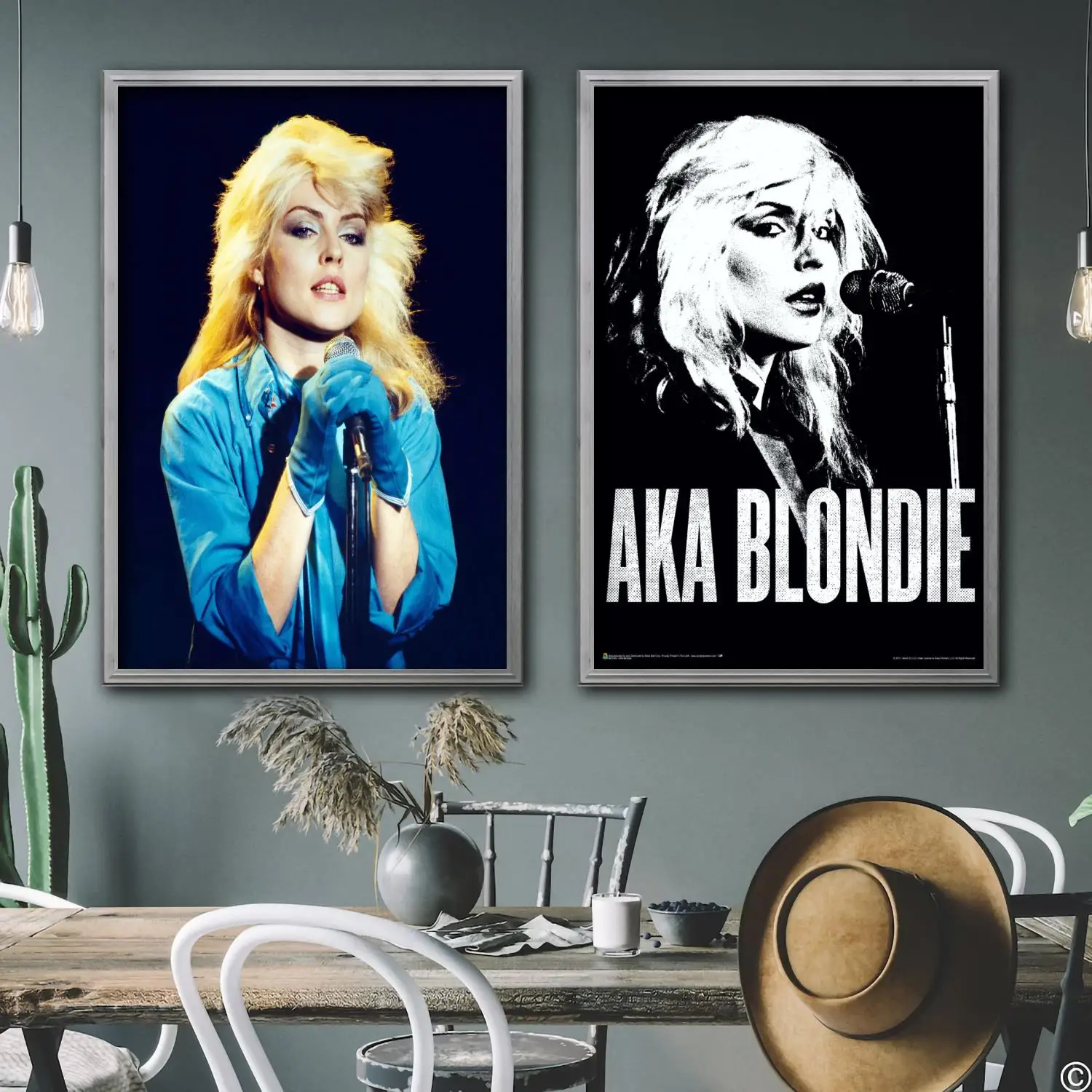 

blondie singer Decorative Canvas Posters Room Bar Cafe Decor Gift Print Art Wall Paintings