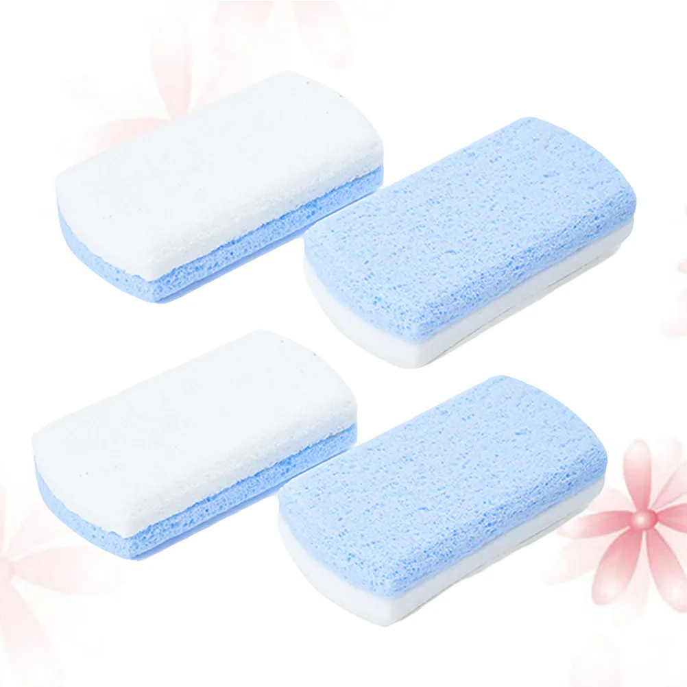 4Pcs Foot Pumice Stone Set Natural Volcanic Rock Exfoliating Callus Remover for Dead Skin Corns Pedicure Massage Tool