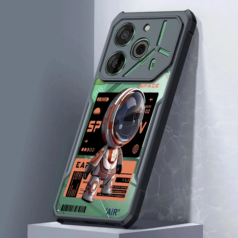 Transparent Phone Case For Tecno Pova 6 5 4 Pro Neo 3 2 Li7 Li9 Shock Fall Prevention Acrylic Case 2.Astronaut image 5