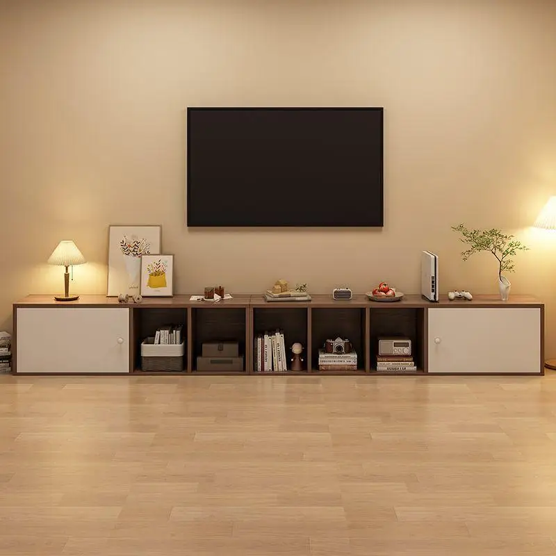 

TV cabinet simple modern floor-to-ceiling small apartment minimalist storage