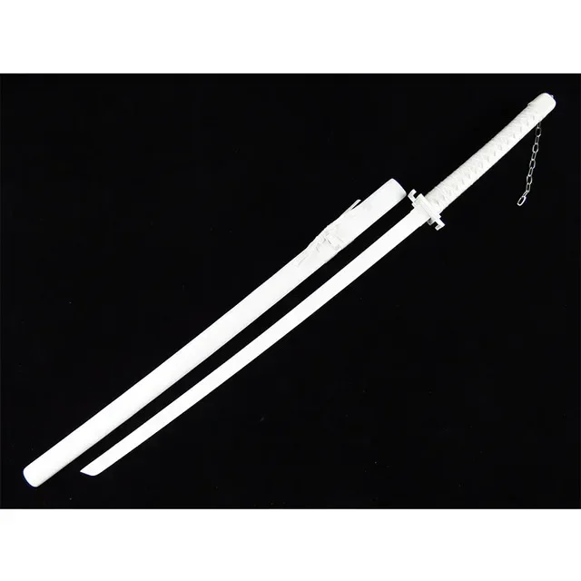 

[Funny] 120cm Cosplay Anime Bleach weapon Kurosaki Ichigo Katana wooden model Costume party Anime show Japan samurai sword