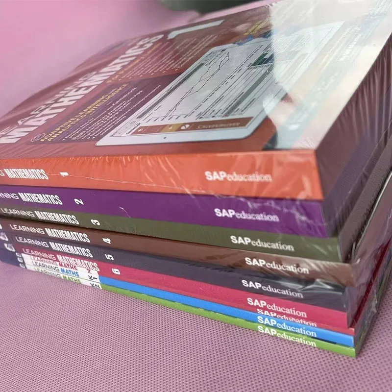 3books SAP Learning Mathematics Book Grade N-k2/1-3/4-6 Children Learn Math Books Singapore Primary School Mathematics Textbook