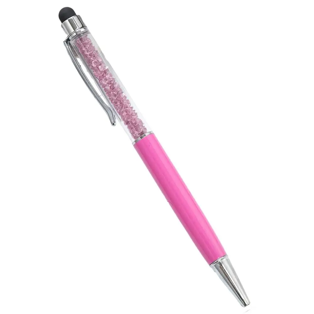 

Metal Rhinestone Rotating Ballpoint Pen Shiny Gift Spinning Rose Gold Crystal Ballpoint Pen Stationery Gift Metal Crystal Pen