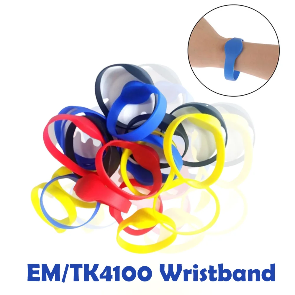 

5pcs 125khz Non-rewritable Read-only Wristband Bracelet Tk4100 Tag Waterproof Silicone Key Em4100 Token For Authorization System