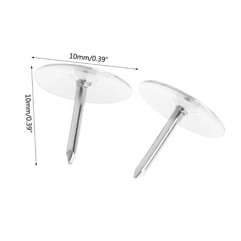 Multipurpose Roundness Push Pins Map Flat Thumb Tacks for Sharp Needle for Home
