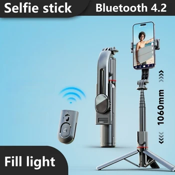 Selfie Stick Tripod with Remote Retractable Portable Mobile Phone Wireless Bluetooth Selfie Stick for Selfie Video Recording