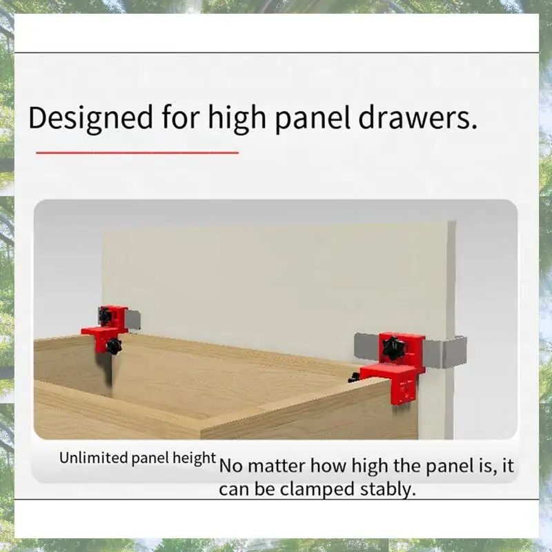 

Зажим для позиционирования панели ящика премиум-класса. Установка ящика панели ящика высокой панели. Фиксированные деревообрабатывающие инструменты.