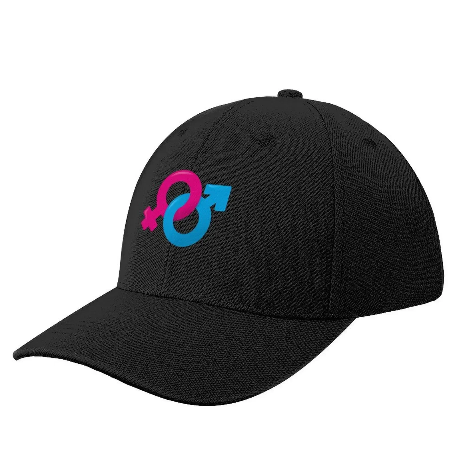 Illustration of an icon symbol heterosexual couple. Ideal for catalogs, informative and institutional material Baseball Cap