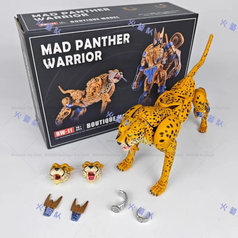 Spot Hot Items BW-11 Transforming Toy Yellow Panther Warrior Beast Man Super Warrior Finished Movable Figure