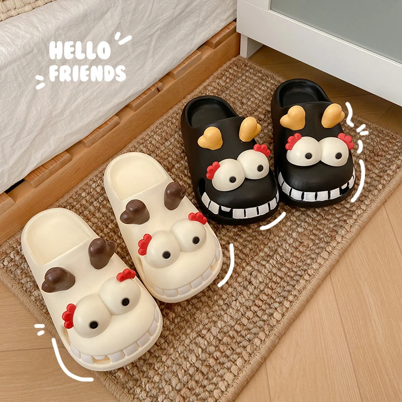 

Cartoon Dragon Casual Summer EVA Platform Hole Shoes, Non Slip, Plain Toe, No Printing, Hand Wash or Professional Dry Clean