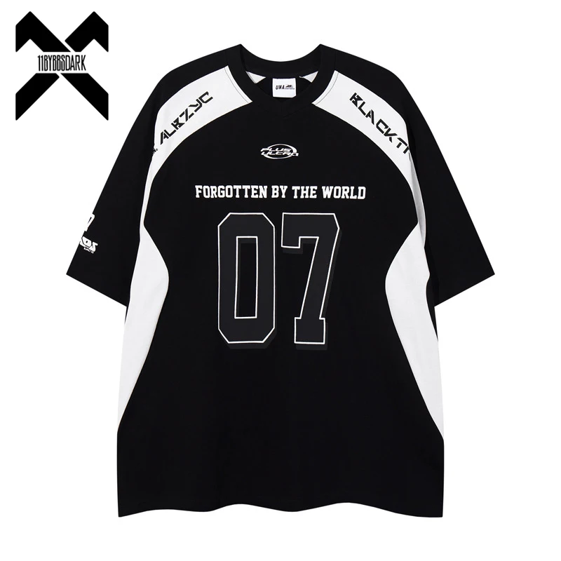 

Лоскутные футболки в стиле хип-хоп Y2K, уличная одежда с графическим принтом, мужская хлопковая футболка в стиле Харадзюку, свободные топы с короткими рукавами в стиле хип-хоп, футболки