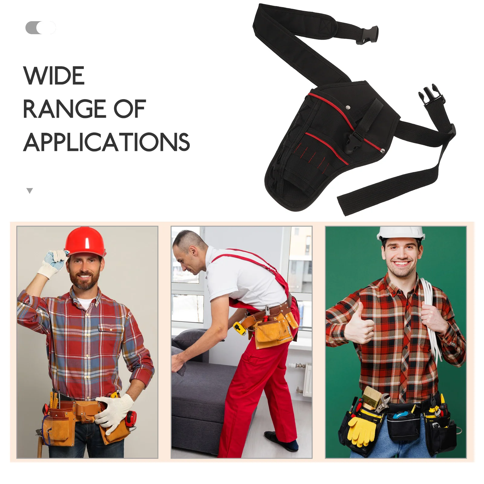 Tool Bag ganizer Durable Canvas Multi Pouch for Screws Nails Tool Storage Garden Waist Bag