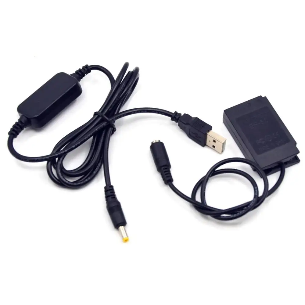 Power Bank 5V USB Cable Adapter + EP-5C DC Coupler EN-EL20 ENEL20 Dummy Battery for Nikon 1J1 1J2 1J3 1S1 1AW1 1V3 p1000