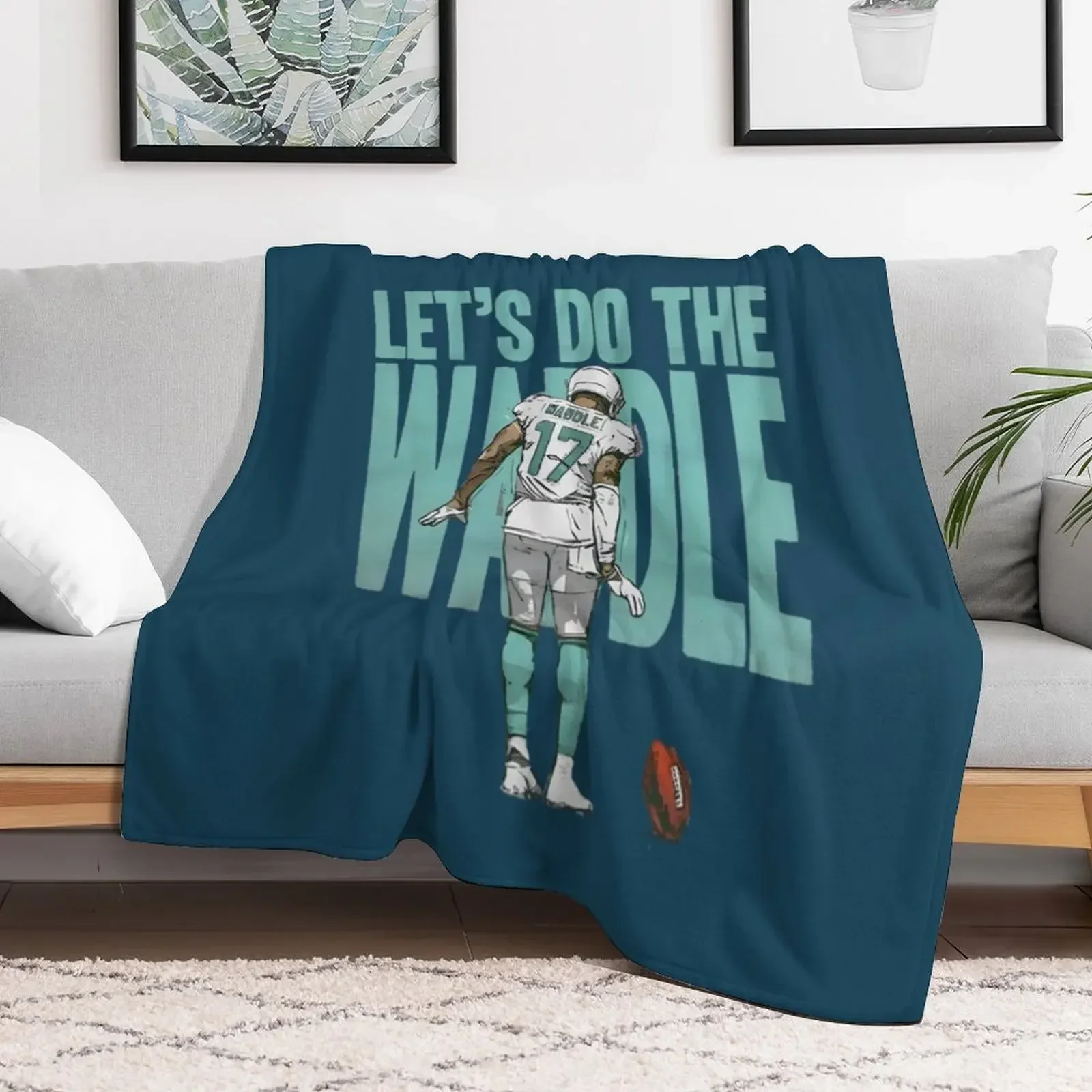 

Jaylen Waddle lets do the Waddle dance Throw Blanket Baby Heavy Blankets christmas gifts manga for winter Blankets