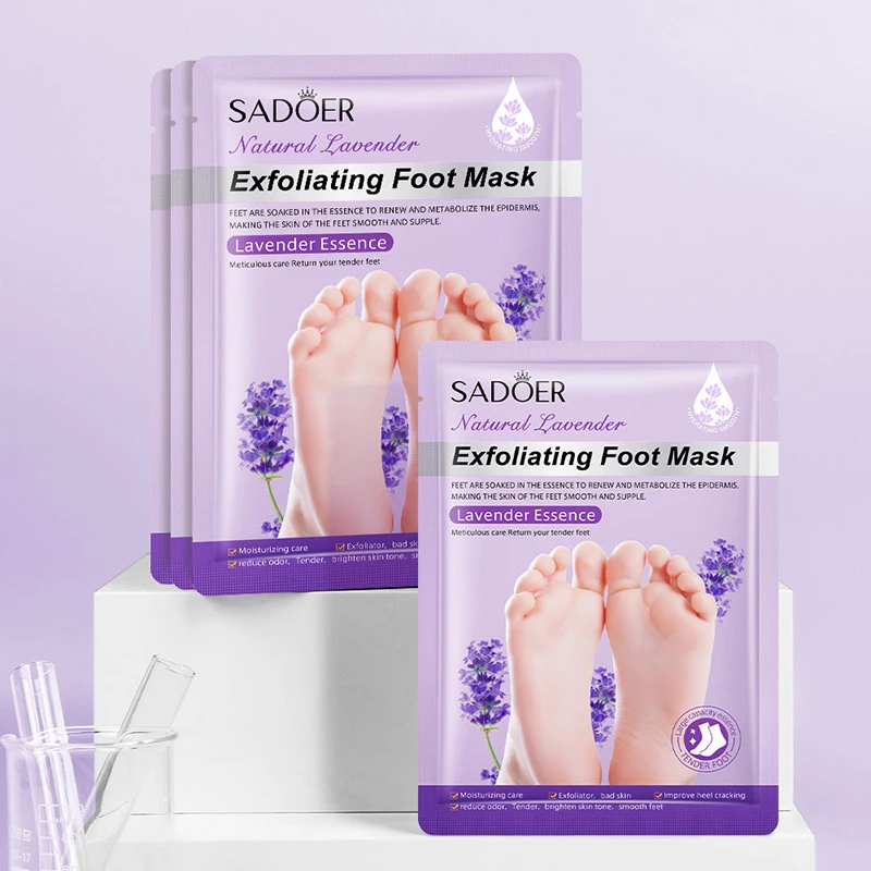 1 Pair Exfoliating Feet Mask Exfoliating Foot Peel Mask Socks Pedicure Peeling Dead Skin Remover Feet Mask Peel Moisturizing