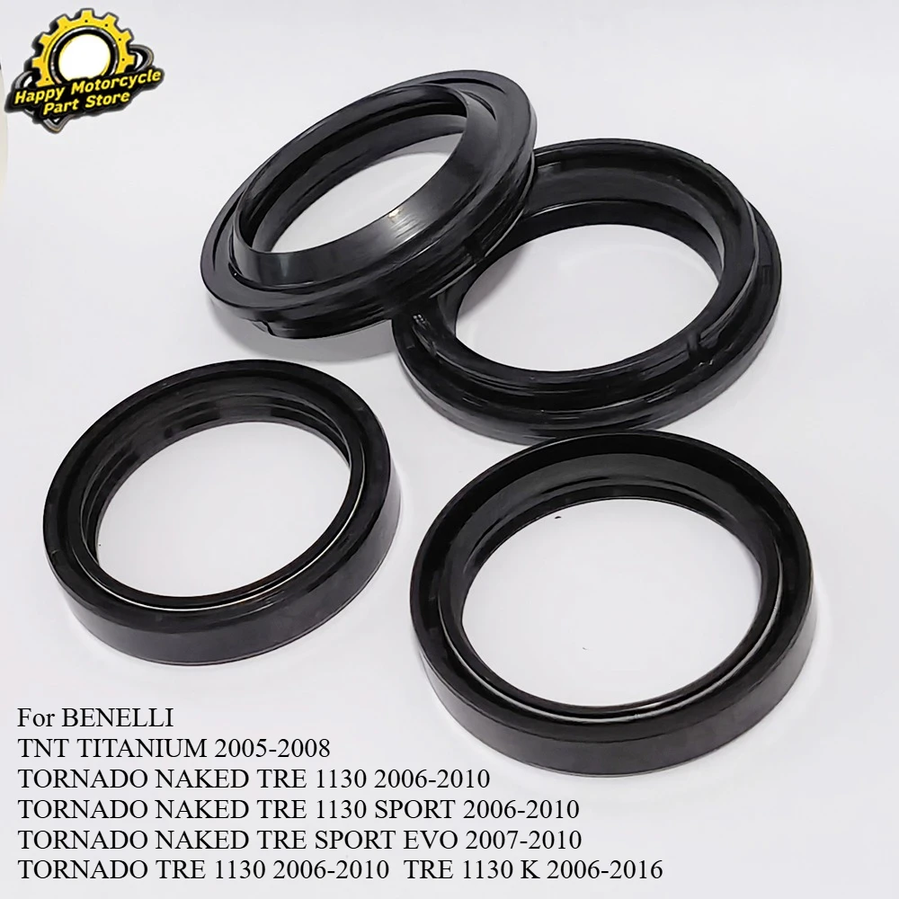 

4pc/8pc/16pc/24/32/40pc 50x63x11 Front Fork Oil Seal For BENELLI TNT TITANIUM TRE1130K TRE1130 TORNADO NAKED TRE 1130 SPORT EVO